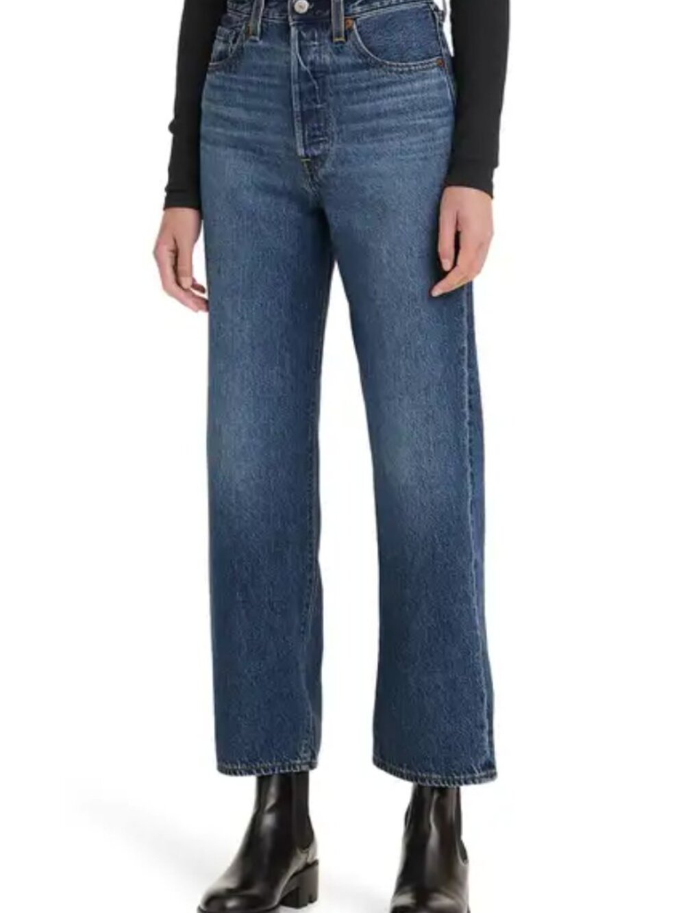Levi's Ribcage Straight Ankle Women's Indigo Straight-Leg Jeans